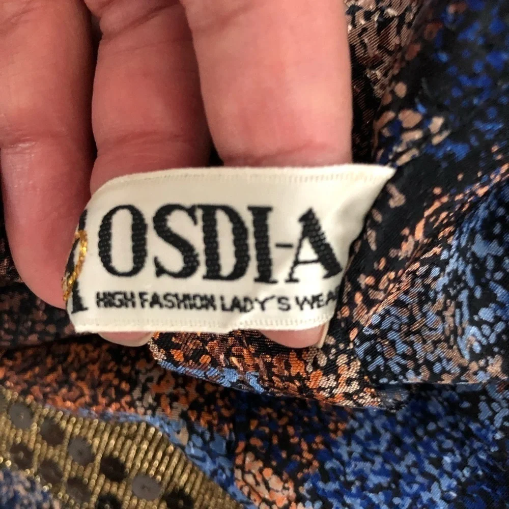 Vintage Ozdi-a multicolored 2 piece skirt set size small in great condition - Picture 5 of 10